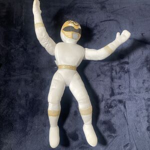 1994 Power Rangers Mighty Morphin K 20” Tl Tommy Doll White doll plush